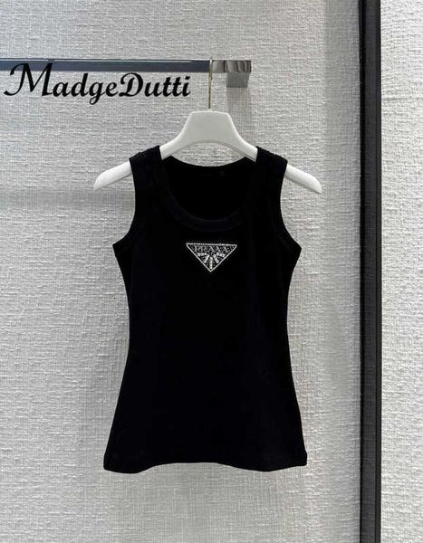 women's tanks & camis designer new fashion rivet diamonds triangle decoration o-neck sleeveless cotton tank women ceg8, White
women's tanks & camis designer new fashion rivet diamonds triangle decoration o-neck sleeveless cotton tank women ceg8, White