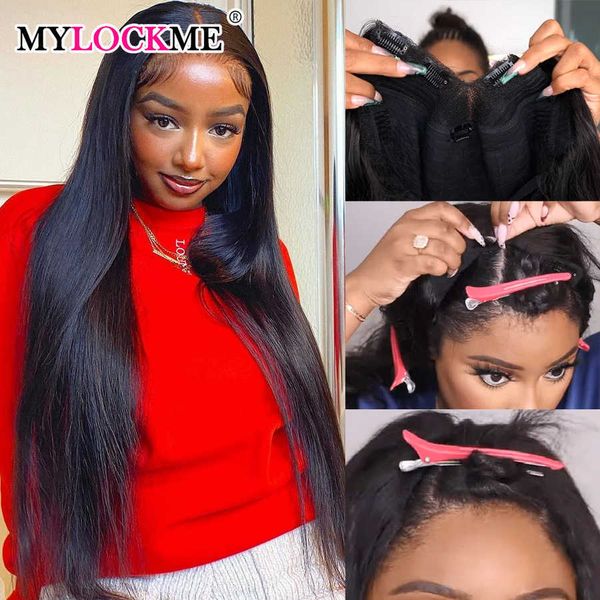 lace wigs 32in v part wig human hair no leave out mylockme 180% brazilian straight u part wig no glue great protective styles 230206, Black;brown
lace wigs 32in v part wig human hair no leave out mylockme 180% brazilian straight u part wig no glue great protective styles 230206, Black;brown