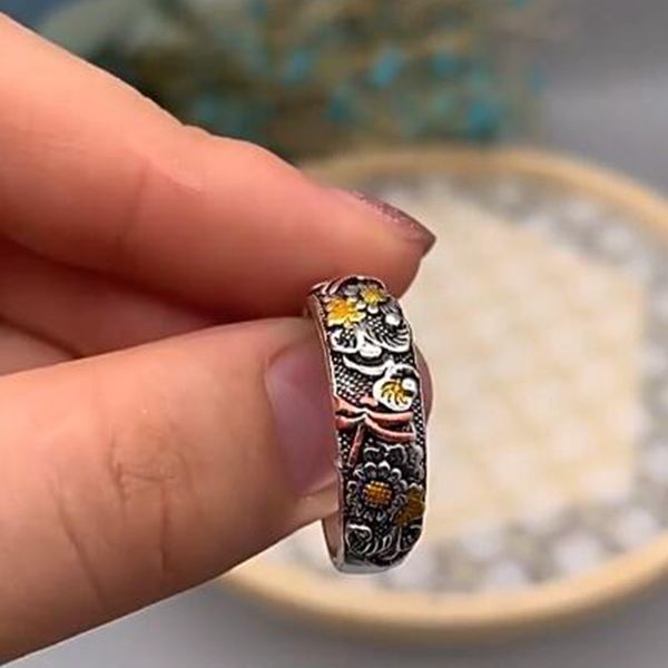 12pcs retro carved flower dragonfly ring for women men punk hip hop jewelry biker finger accessories, Silver
12pcs retro carved flower dragonfly ring for women men punk hip hop jewelry biker finger accessories, Silver