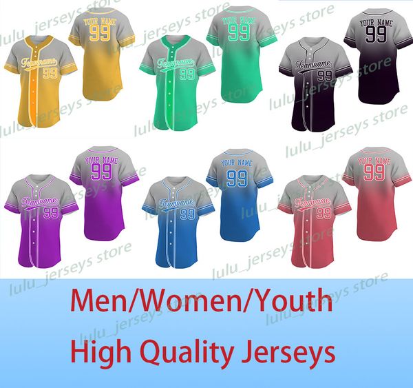 custom baseball jerseys stitched&personalized new gradient color plus size baseball shirts sports uniform for men women, Blue;black
custom baseball jerseys stitched&personalized new gradient color plus size baseball shirts sports uniform for men women, Blue;black