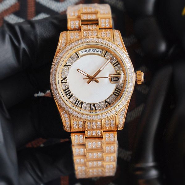 diamonds mens watch double calendar 40mm mechanical watch diamond watches stainless steel watch men wristwatch waterproof designer wristwatc, Slivery;brown
diamonds mens watch double calendar 40mm mechanical watch diamond watches stainless steel watch men wristwatch waterproof designer wristwatc, Slivery;brown