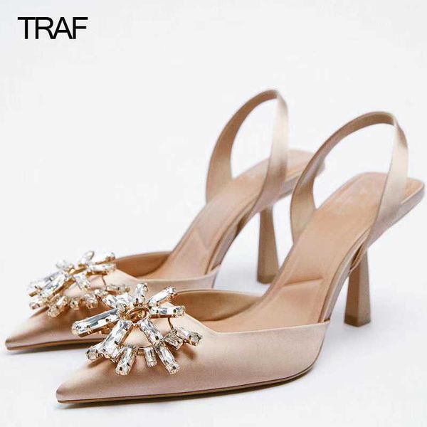 sandals traf women's rhinestone heels summer 2022 pumps high heels sandals woman heel slingback heeled female weddings bridal shoes g23, Black
sandals traf women's rhinestone heels summer 2022 pumps high heels sandals woman heel slingback heeled female weddings bridal shoes g23, Black