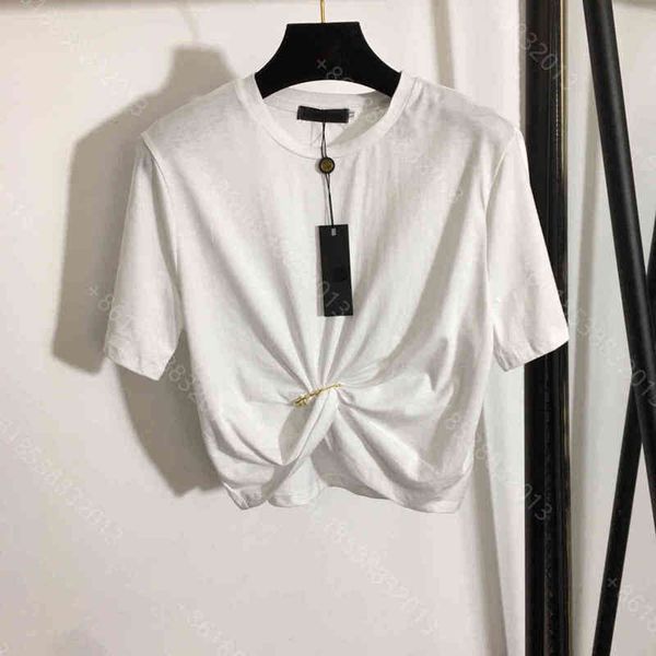 crop t-shirts fashion women cotton for summer cotton cropped t shirt metal pin kink tshirts crew neck pullovers imur, White
crop t-shirts fashion women cotton for summer cotton cropped t shirt metal pin kink tshirts crew neck pullovers imur, White