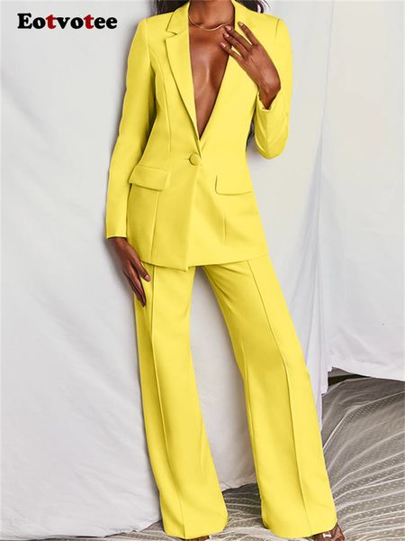 womens two piece pants eotvotee suits 2 set for women korean fashion long sleeve oversized solid high waisted baggy wide leg 230207, White
womens two piece pants eotvotee suits 2 set for women korean fashion long sleeve oversized solid high waisted baggy wide leg 230207, White