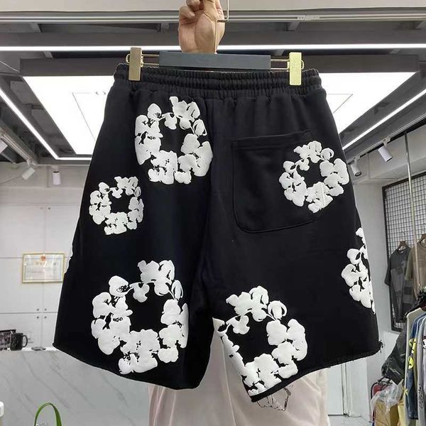 men's shorts foam flower drawstring men women all-match trend couple five point shortpant y2302, White;black
men's shorts foam flower drawstring men women all-match trend couple five point shortpant y2302, White;black