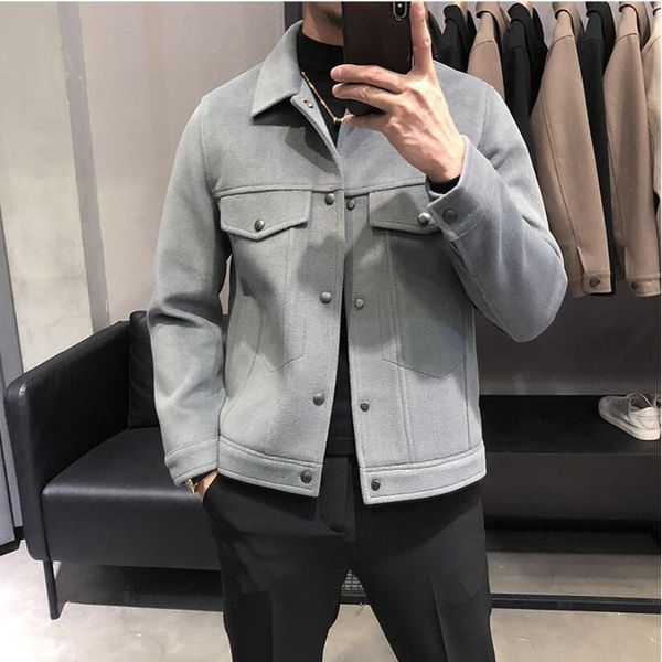 mens jackets winter woolen men casual slim fit trench overcoat thick warm wool coat windbreaker solid color male outerwear 230207, Black;brown
mens jackets winter woolen men casual slim fit trench overcoat thick warm wool coat windbreaker solid color male outerwear 230207, Black;brown
