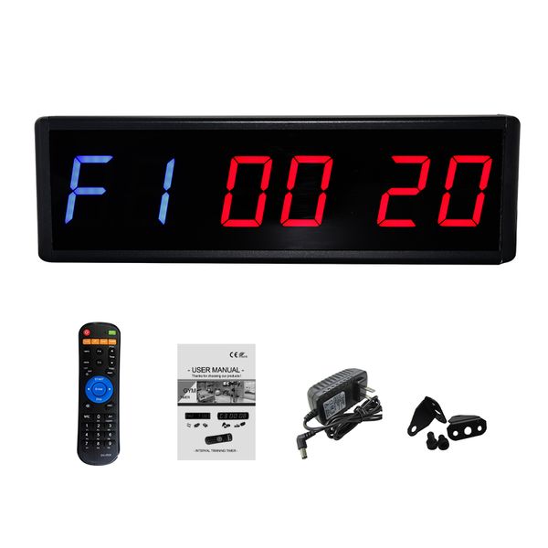 fitness gym timer, workout clock countdown/up interval timer for home gym, 15" x 4.7", large digital satch with remote, wall mount
fitness gym timer, workout clock countdown/up interval timer for home gym, 15" x 4.7", large digital satch with remote, wall mount