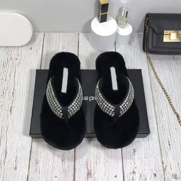 designer for women crystal decoration faux fur herringbone fashion flip-flops women's style black chunky sandals
designer for women crystal decoration faux fur herringbone fashion flip-flops women's style black chunky sandals