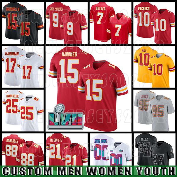 87 travis kelce football 10 isiah pacheco 15 patrick mahomes 9 juju smith-schuster clyde edwards-helaire kansases city chris jones chiefes j, Black;red
87 travis kelce football 10 isiah pacheco 15 patrick mahomes 9 juju smith-schuster clyde edwards-helaire kansases city chris jones chiefes j, Black;red