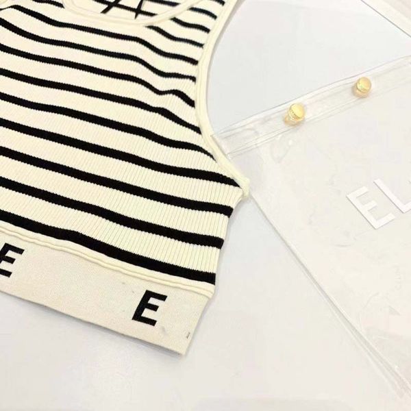 womens designers tanks knit vest sweaters t shirts designer striped letter sleeveless knits fashion style ladies pullover 48a7c, White
womens designers tanks knit vest sweaters t shirts designer striped letter sleeveless knits fashion style ladies pullover 48a7c, White