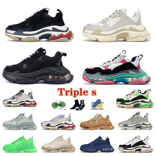 casual shoes triple sclear old sole large black white red neon pink beige green crystal designers sports fashion men women womens paris 17fw
casual shoes triple sclear old sole large black white red neon pink beige green crystal designers sports fashion men women womens paris 17fw
