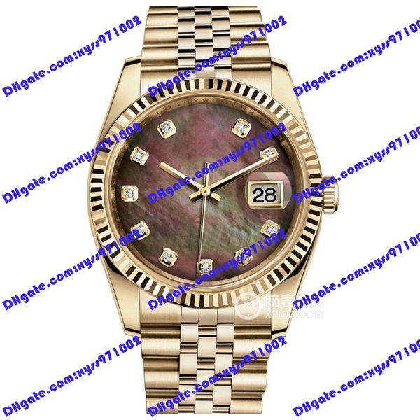 high-quality watch 2813 automatic mechanical watches 36mm brown fritillaria dial 116238 men's gold watch stainless steel strap sapphire, Slivery;brown
high-quality watch 2813 automatic mechanical watches 36mm brown fritillaria dial 116238 men's gold watch stainless steel strap sapphire, Slivery;brown