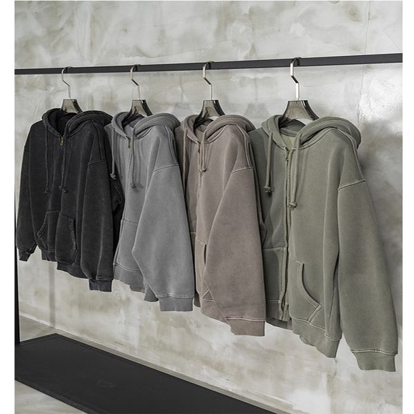 women's hoodies sweatshirts streetwear winter retro washed solid color oversized hooded zipper sweater men's classic loose wholesa, Black
women's hoodies sweatshirts streetwear winter retro washed solid color oversized hooded zipper sweater men's classic loose wholesa, Black