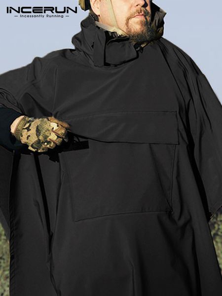 men's hoodies sweatshirts incerun men leisure solid color irregular loose pockets pullovers man outdoor cloak hombre poncho capes 5xl 2, Black
men's hoodies sweatshirts incerun men leisure solid color irregular loose pockets pullovers man outdoor cloak hombre poncho capes 5xl 2, Black