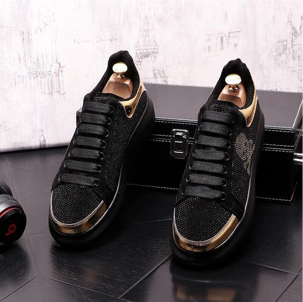 autumn new sale men sneakers skull breathable casual vulcanization shoes thick bottom rhinestone wear-resistant sports footwear, Black
autumn new sale men sneakers skull breathable casual vulcanization shoes thick bottom rhinestone wear-resistant sports footwear, Black