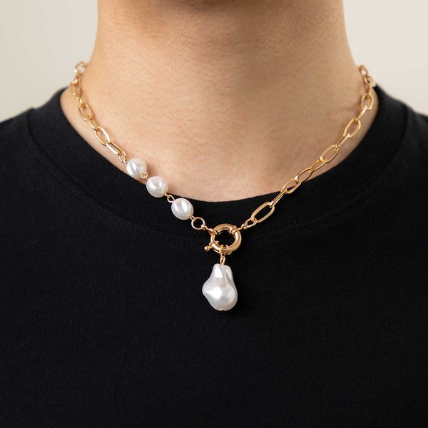 pendant necklaces thick chians with baroque pendants neckle men trendy charms chunky choker 2022 fashion jewelry cessories on neck male coll, Silver
pendant necklaces thick chians with baroque pendants neckle men trendy charms chunky choker 2022 fashion jewelry cessories on neck male coll, Silver