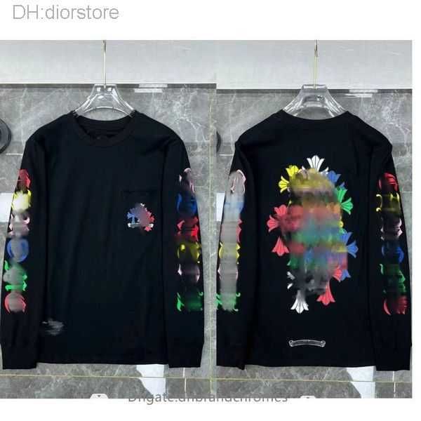 classic brand womens heart sweatshirts ch fashion designer horseshoe chromes long sleeve t-shirt cross print mens casual quality luxury 3x6, Black
classic brand womens heart sweatshirts ch fashion designer horseshoe chromes long sleeve t-shirt cross print mens casual quality luxury 3x6, Black