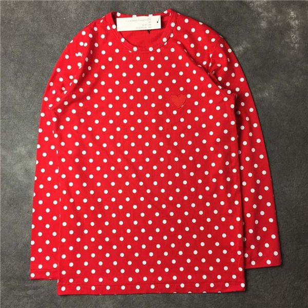men's t shirts 2023 european american and japanese women red wave point heart embroide cotton t shirt autumn round neck female pure, White;black
men's t shirts 2023 european american and japanese women red wave point heart embroide cotton t shirt autumn round neck female pure, White;black