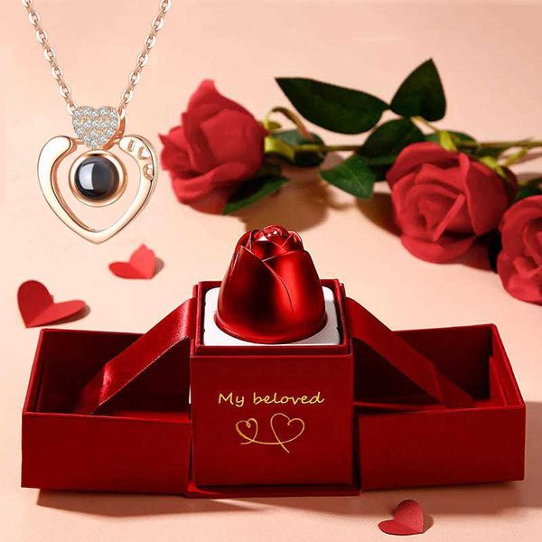 pendant necklaces love projection neckle with exquisite rose gift box100 languages i you 2022 new in romantic jewelry dropshipping y2302, Silver
pendant necklaces love projection neckle with exquisite rose gift box100 languages i you 2022 new in romantic jewelry dropshipping y2302, Silver