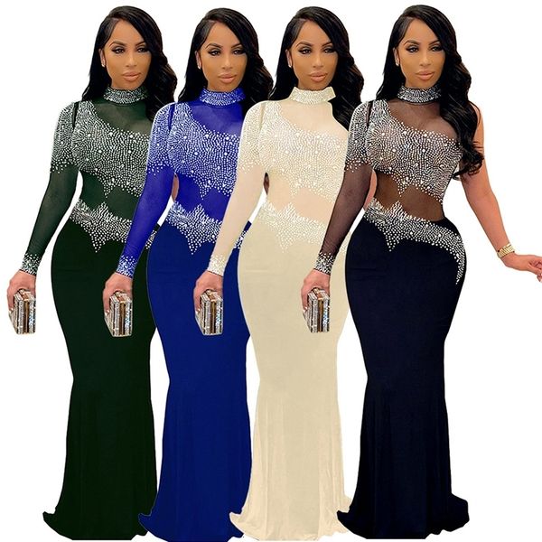 casual dresses women long maxi sheer mesh patchwork see through one shoulder evening party fitness club bodycon 230207, Black;gray
casual dresses women long maxi sheer mesh patchwork see through one shoulder evening party fitness club bodycon 230207, Black;gray