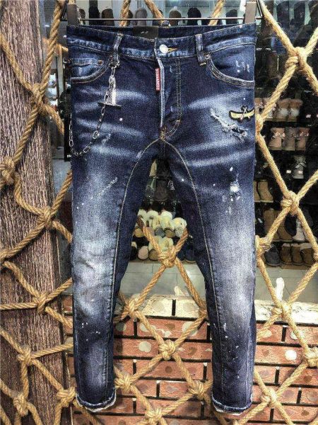 dsquare jeans fw20 new quality brand designer men denim cool guy jeans embroidery pants fashion holes trousers italy dsquare 2 dsquare cad, Blue
dsquare jeans fw20 new quality brand designer men denim cool guy jeans embroidery pants fashion holes trousers italy dsquare 2 dsquare cad, Blue