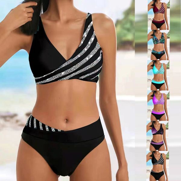 women's swimwear womens swimming suit bikini set fantastic women striped swimsuit beachwear bathing two pieces bikinis s5xl 230208, White;black
women's swimwear womens swimming suit bikini set fantastic women striped swimsuit beachwear bathing two pieces bikinis s5xl 230208, White;black