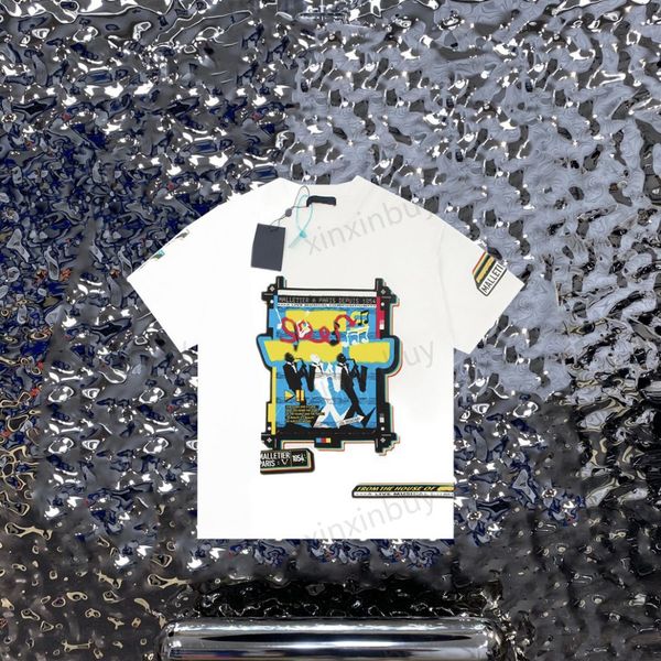 xinxinbuy men designer tee t shirt 23ss band 1854 print short sleeve cotton women white black gray s-2xl, Black;brown
xinxinbuy men designer tee t shirt 23ss band 1854 print short sleeve cotton women white black gray s-2xl, Black;brown