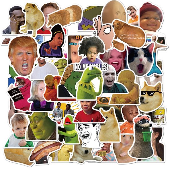 50pcs internet celebrity funny meme sticker wacky graffiti kids toy skateboard car motorcycle bicycle sticker decals wholesale
50pcs internet celebrity funny meme sticker wacky graffiti kids toy skateboard car motorcycle bicycle sticker decals wholesale