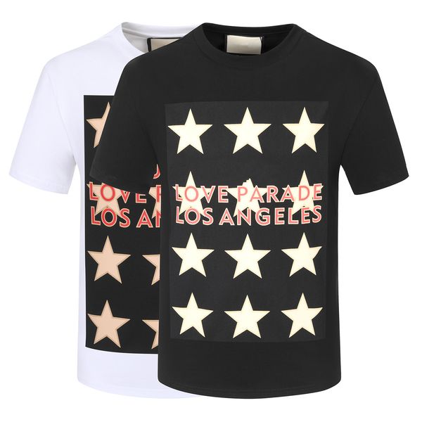 23ss designer tide t shirts chest letter laminated print short sleeve high street loose oversize casual pure cotton for men and women, White;black
23ss designer tide t shirts chest letter laminated print short sleeve high street loose oversize casual pure cotton for men and women, White;black