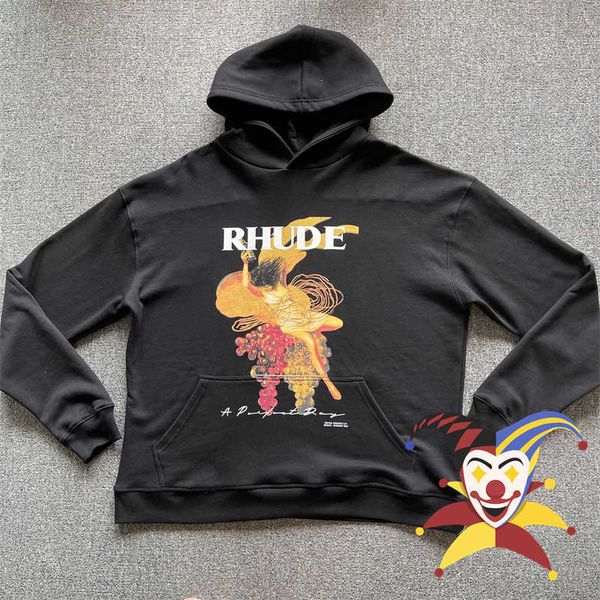 men's hoodies sweatshirts a perfect day vintage hoodie men women 1 1 heavy fabric pullover hooded t230111, Black
men's hoodies sweatshirts a perfect day vintage hoodie men women 1 1 heavy fabric pullover hooded t230111, Black