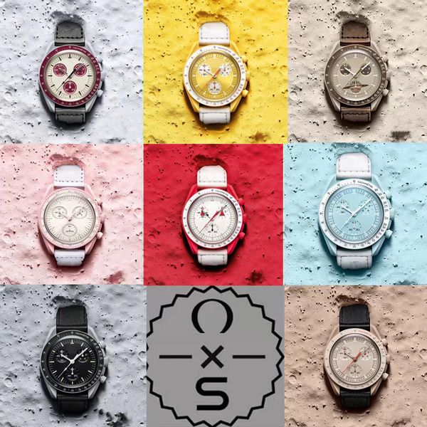 2023 planet moon bioceramic mens watches full function quarz chronograph watch mission to mercury 42mm nylon limited edition master, Slivery;golden
2023 planet moon bioceramic mens watches full function quarz chronograph watch mission to mercury 42mm nylon limited edition master, Slivery;golden