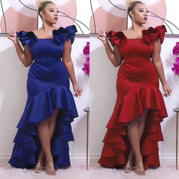 casual dresses women's new style ruffle hem big swing fork mop floor solid net red evening 0111, Black;gray
casual dresses women's new style ruffle hem big swing fork mop floor solid net red evening 0111, Black;gray