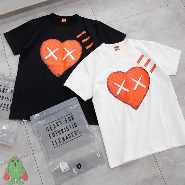 men's t-shirts human made tshirt bamboo cotton original packaging big red heart print t shirt men women j230208, White;black
men's t-shirts human made tshirt bamboo cotton original packaging big red heart print t shirt men women j230208, White;black