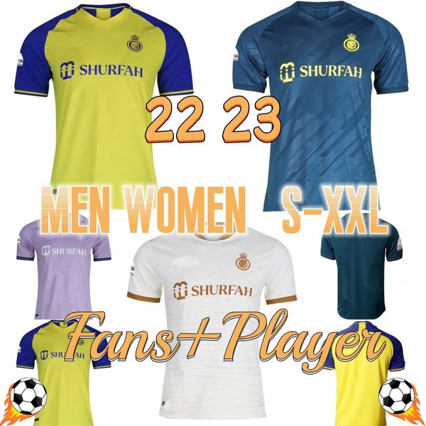 22 23 fc al nassr soccer jerseys ronaldos 2022 2023 martinez aboubakar talisca ghislain gonzalo shorts player version women goalkeeper footb, Black;yellow
22 23 fc al nassr soccer jerseys ronaldos 2022 2023 martinez aboubakar talisca ghislain gonzalo shorts player version women goalkeeper footb, Black;yellow