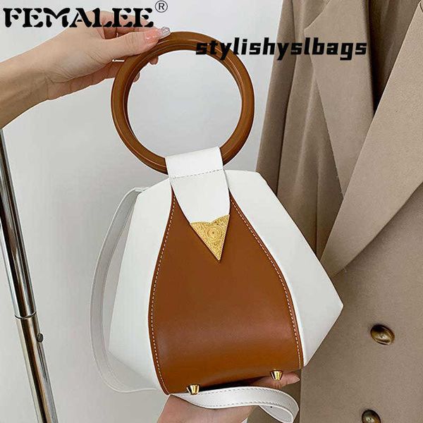 totes round wooden handle women handbag contrast color pu leather bucket shoulder bag for female totes casual folds bag bolsa feminina 02082
totes round wooden handle women handbag contrast color pu leather bucket shoulder bag for female totes casual folds bag bolsa feminina 02082