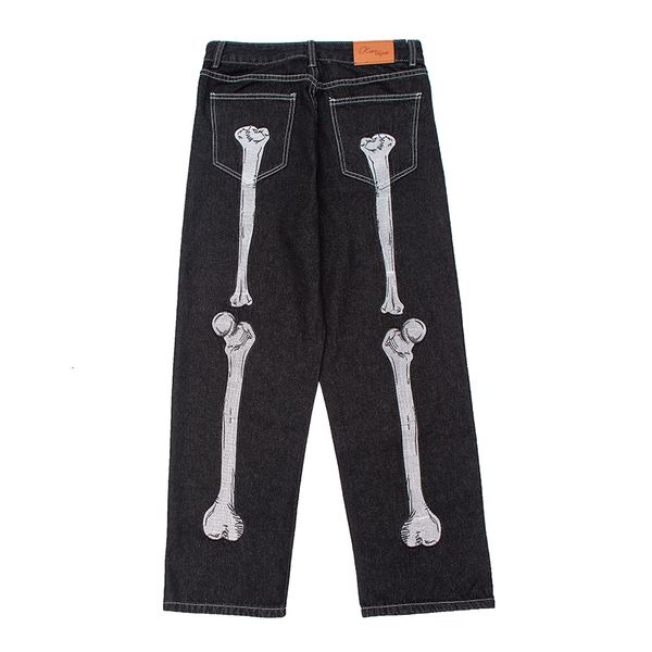 men s jeans retro skull hand bone embroidery washed mens pants y2k straight casual oversize denim trousers loose streetwear pantalones, Blue
men s jeans retro skull hand bone embroidery washed mens pants y2k straight casual oversize denim trousers loose streetwear pantalones, Blue