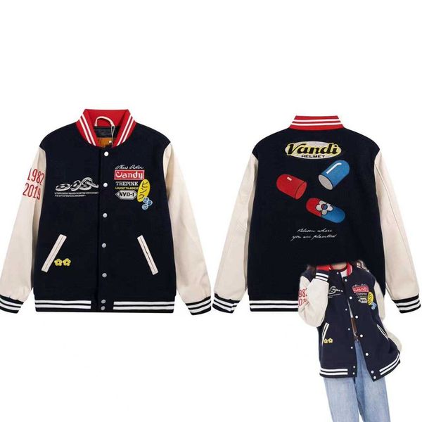 men's jackets vand coats the baseball uniform pink leisure casual women wizard of oz embroidered leather sleeve jacket bomber for men k, Black;brown
men's jackets vand coats the baseball uniform pink leisure casual women wizard of oz embroidered leather sleeve jacket bomber for men k, Black;brown