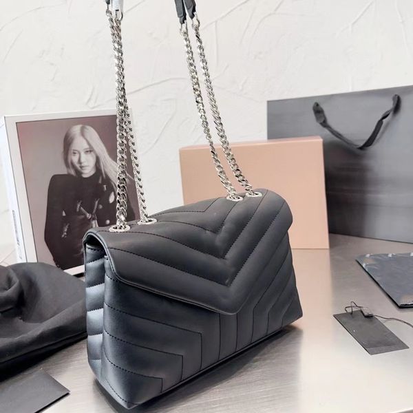luxury shoulder bag handbag brand loulou y-shaped designer seam genuine leather ladies metal chain messenger chain bags
luxury shoulder bag handbag brand loulou y-shaped designer seam genuine leather ladies metal chain messenger chain bags