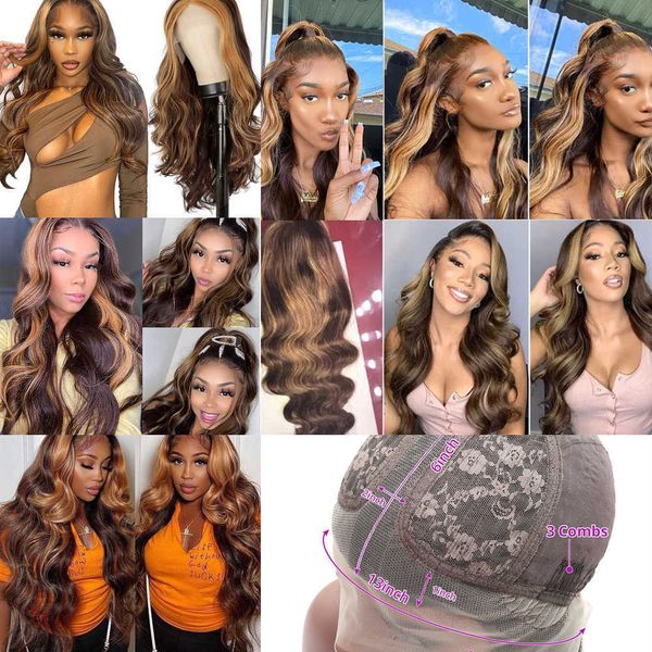 nxy lace wigs brazilian body wave highlight honey blonde human hair for women front colored remy pre plucked baby 230106, Black;brown
nxy lace wigs brazilian body wave highlight honey blonde human hair for women front colored remy pre plucked baby 230106, Black;brown