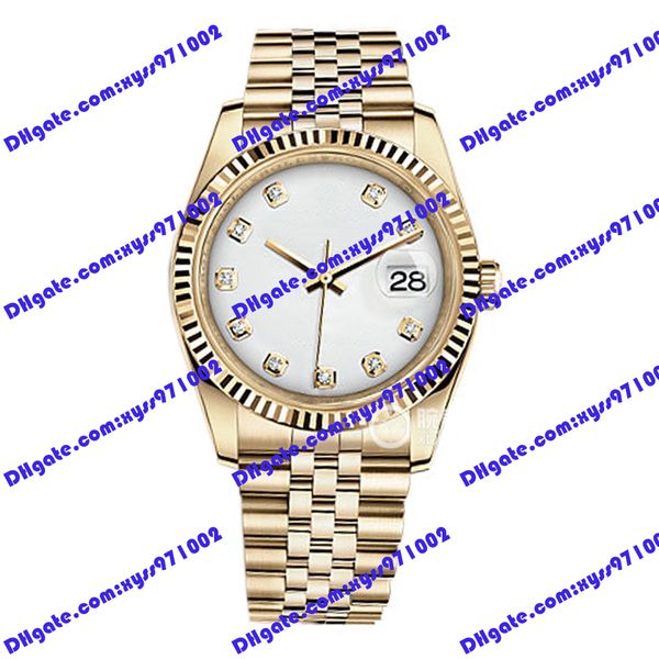 highquality watch 2813 automatic mechanical watch 116238 36mm white diamonds luxurious dial women's watch stainless steel strap sapphir, Slivery;brown
highquality watch 2813 automatic mechanical watch 116238 36mm white diamonds luxurious dial women's watch stainless steel strap sapphir, Slivery;brown