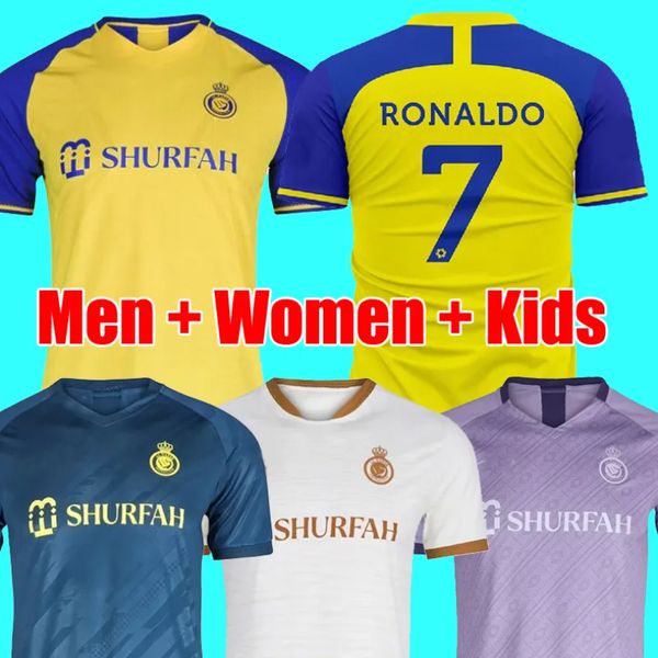 al nassr kit fc soccer jerseys ronaldos 2022 2023 home yellow away 22 23 gonzalo martinez talisca ghislain konan men kids football shirt al-, Black;yellow
al nassr kit fc soccer jerseys ronaldos 2022 2023 home yellow away 22 23 gonzalo martinez talisca ghislain konan men kids football shirt al-, Black;yellow