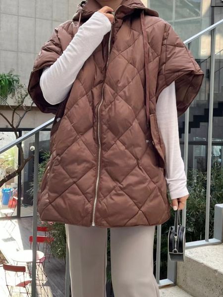 women s jackets vintage elegant warm sleeveless hooded vest women autumn winter 2023 simple loose casual waistcoat korean style chic tank 2, Black;brown
women s jackets vintage elegant warm sleeveless hooded vest women autumn winter 2023 simple loose casual waistcoat korean style chic tank 2, Black;brown