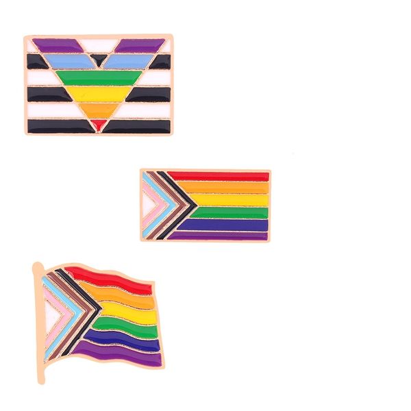 cartoon rainbow flag brooches for children 3pcs set gold plated enamel badges alloy pin denim shirt jewelry gift bag accessories, Gray
cartoon rainbow flag brooches for children 3pcs set gold plated enamel badges alloy pin denim shirt jewelry gift bag accessories, Gray