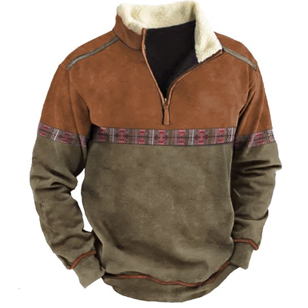 men's hoodies sweatshirts casual mens sweatshirt wool lining long sleeve zipper turndown collar loose pullover vintage contrast color w, Black
men's hoodies sweatshirts casual mens sweatshirt wool lining long sleeve zipper turndown collar loose pullover vintage contrast color w, Black