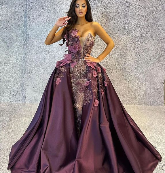 purple evening dresses sleeveless v neck strapless beaded appliques sequins floor length celebrity 3d lace detachable train formal prom dres, Black;red
purple evening dresses sleeveless v neck strapless beaded appliques sequins floor length celebrity 3d lace detachable train formal prom dres, Black;red