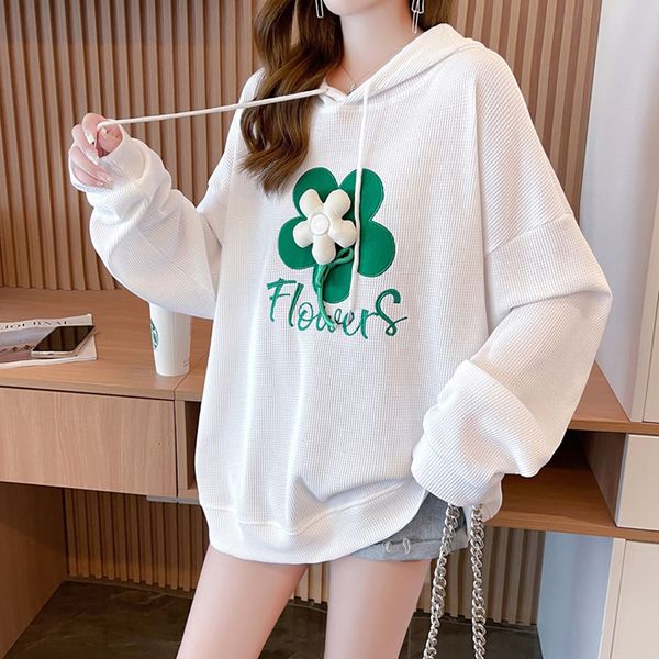 women's hoodies sweatshirts cotton hoodie women large size women's spring and autumn korean fashion threedimensional flowers decor, Black
women's hoodies sweatshirts cotton hoodie women large size women's spring and autumn korean fashion threedimensional flowers decor, Black