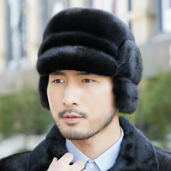 men's real mink fur hat whole full fur hat headgear peaked hat cap earlaps, Blue;gray
men's real mink fur hat whole full fur hat headgear peaked hat cap earlaps, Blue;gray