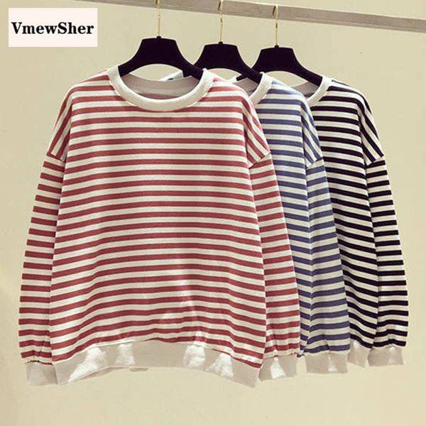 women s t shirt vmewsher autumn striped o neck sweatshirt casual long sleeve loose pullover color block fashion female basic 230208, White
women s t shirt vmewsher autumn striped o neck sweatshirt casual long sleeve loose pullover color block fashion female basic 230208, White
