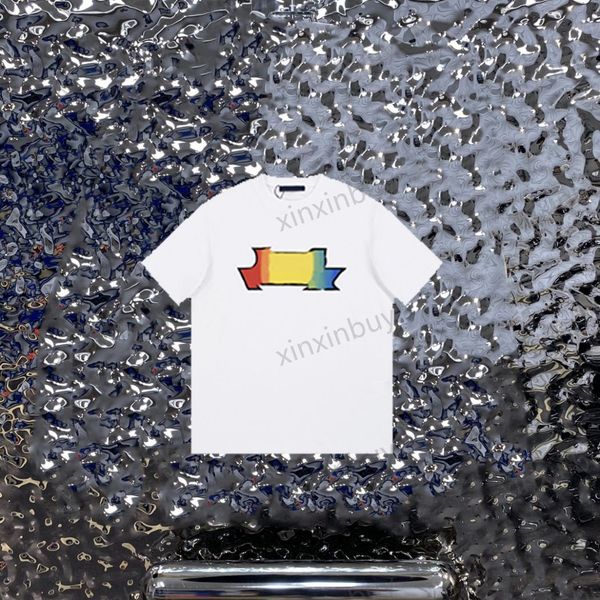 xinxinbuy men designer tee t shirt 23ss rainbow gradient print letter short sleeve cotton women white black xs-2xl, Black;brown
xinxinbuy men designer tee t shirt 23ss rainbow gradient print letter short sleeve cotton women white black xs-2xl, Black;brown