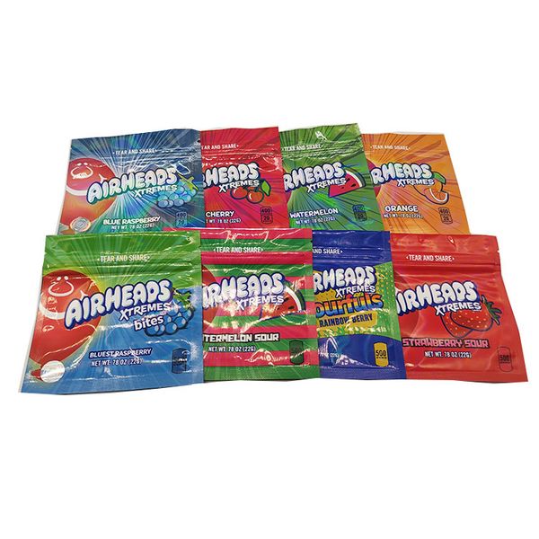 airheads 400mg 500mg edible gummies mylar bag 3 side seal smell proof aluminum foil candy packaging bag
airheads 400mg 500mg edible gummies mylar bag 3 side seal smell proof aluminum foil candy packaging bag
